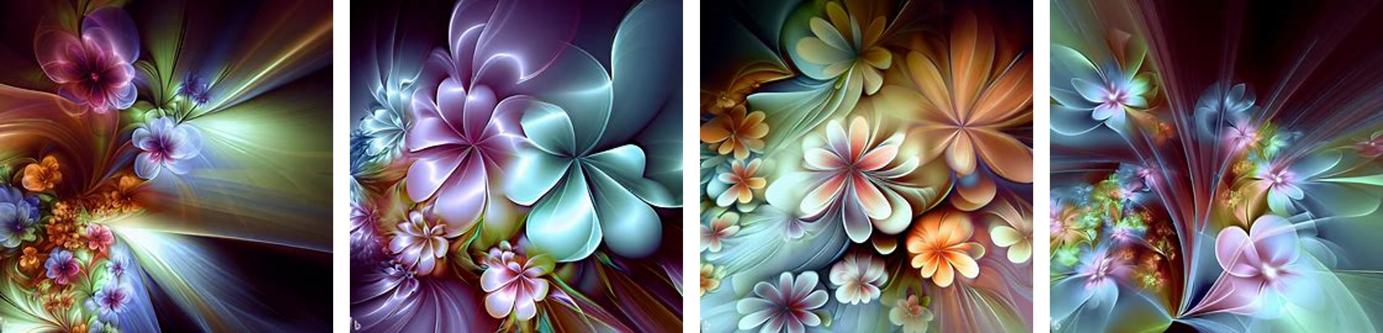 flowers, fractal