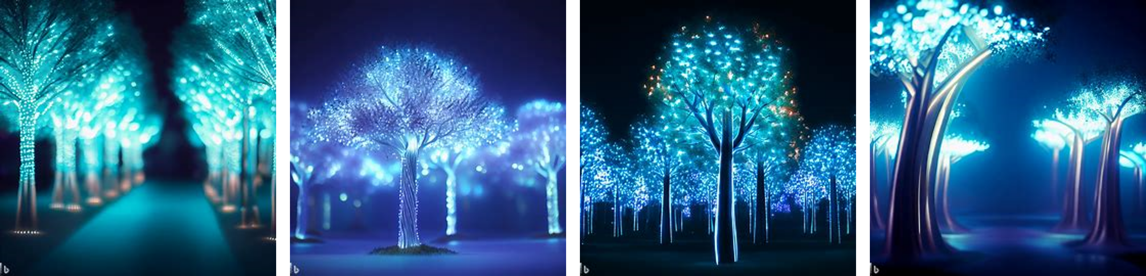 LED trees