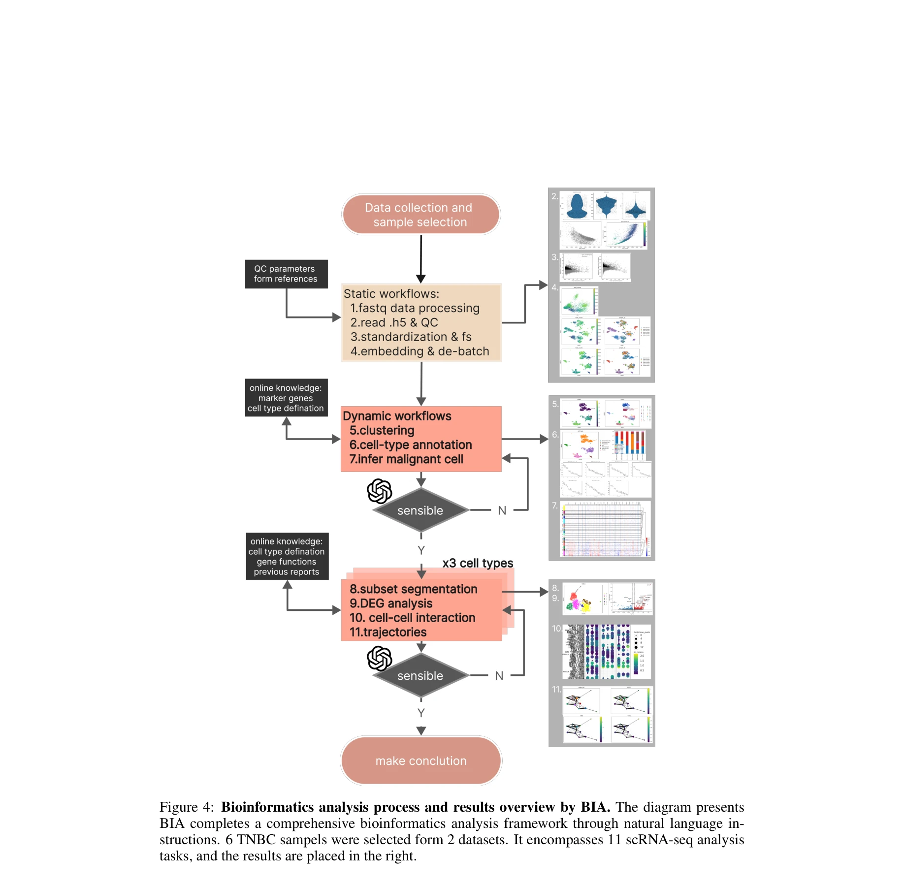 Figure 4: 생물정보학 분석 프로세스 및 결과 개요