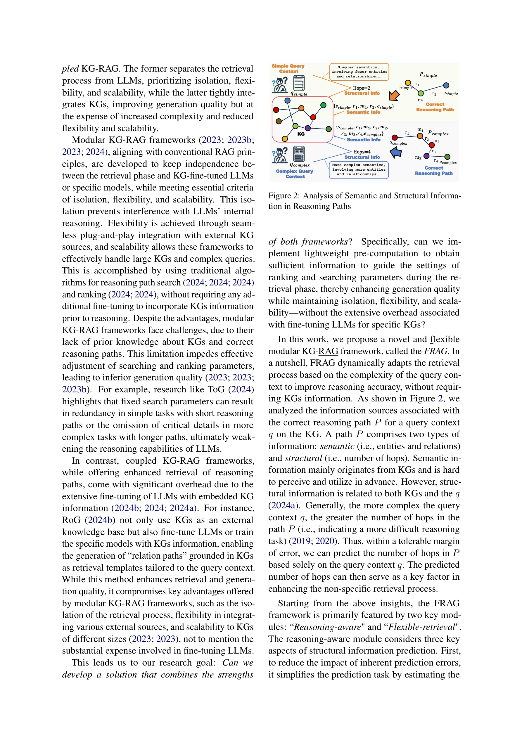 Figure 2: Analysis of Semantic and Structural Information in Reasoning Paths