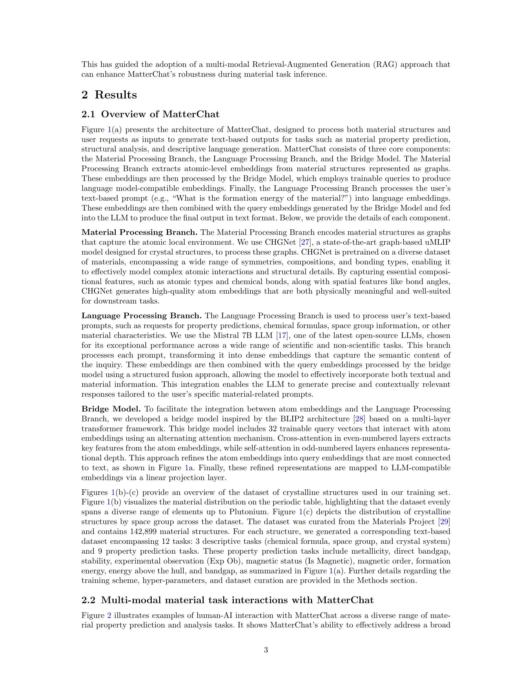 Figure 2: MatterChat의 다양한 물질 성질 예측 예제